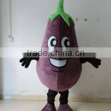 adult vegetables eggplant mascot costume