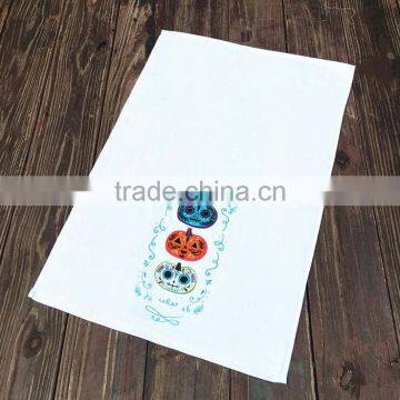 customized halloween printed tea towel, ruichun wholesale tea towel