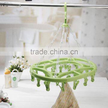 plastic hanger with 24 clips,laundry&drying hanger