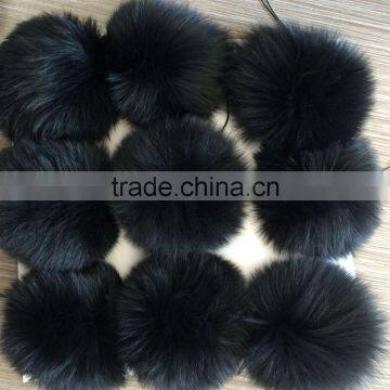 YR471 OEM Service China Factory Wholesale Cute Fox Fur Pompons photo-2