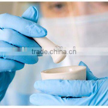 Disposable industrial safety blue Nitrile exam gloves
