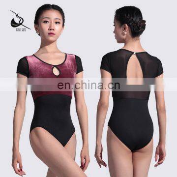 117141035 Velvet Leotards Water Drop Ballet Leotard