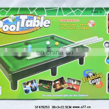 Funny plastic snooker pool set toy for kids