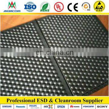 With round ponit, Rubber ESD anti-fatigue floor mat