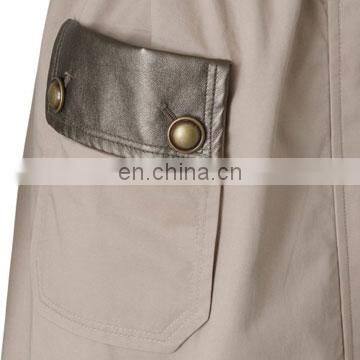 Women Fashion Long Sleeve Raccoon Fur Hooded Cotton Trench Coat photo-3