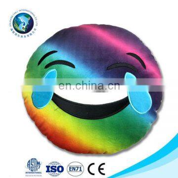 Funny Custom Emoji Whatsapp Pillow Easter Day Gift Promotion Emoticon Round Pillow For Kids Soft Plush