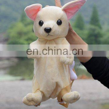 HI CE/ASTM/AZO standard custom mini plush dog backpack