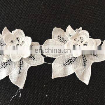 Good Quality Garment Accessories Embroidery 3D Flower Lace Trimming photo-5
