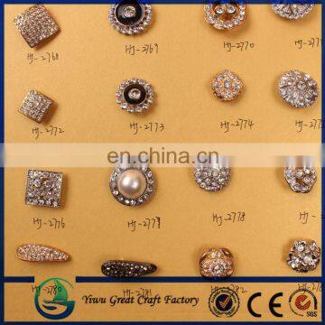 Fashion Elegant Pearl Rhinestone Buttons Hot Sale photo-2