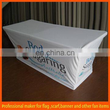 custom logo advertising trade show tablecloth