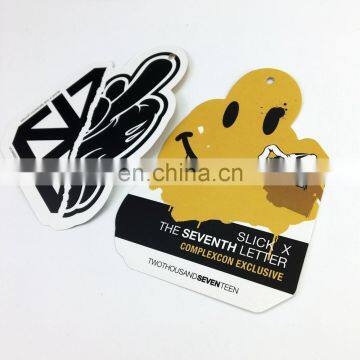 Custom Die Cut Clothing Label Hang Tags photo-3