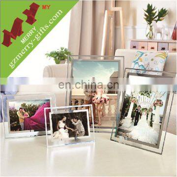 Eco-friendly home decoration wedding picture frame / glass photo frame