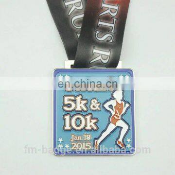 Manufacturer Custom reliable factory for running event 5K&10k marathon medal,Finshener Everest Challenge Medal