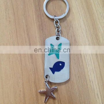 Custom star logo high quality zinc alloy dog tag