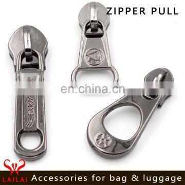 Durable zipper slider metal for bags