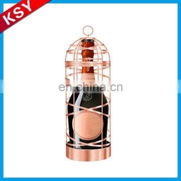 Fashionable Design Excellent Quality Tall Metal Bottle Holders Novelty Wine Rack For Sale