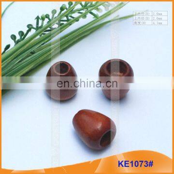 Fashion wooden cord end or bead for garments KE1073#