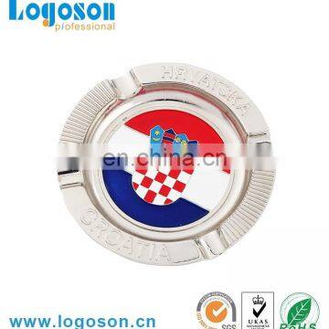 2017 Logoson silver plated pocket souvenirs ashtray