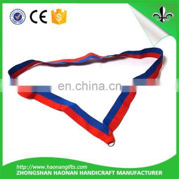 2017 customzied logo high quality sport medal neck ribbon