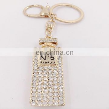 Hot Sale Luxuriant Cute Keychains Fashion Crystal Rectangle Key Chain