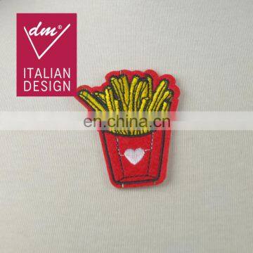 Customized garment woven patches new design embrioded badges