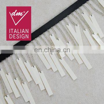 Fashionable Beads Tassel Lace Trim Sew on Polyester tape