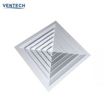 Ventilation Aluminium 4 Way Ceiling Square Diffuser Air Diffuser photo-5