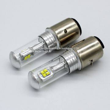 Lens LED Headlight LED Motorcycle Headlight H6/BA20D / P15D / H6w Highlight LED Bulb photo-2