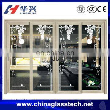 Customized Aluminium Sliding Glass Door Villa Entrance Modern Simple Living Main Room Door Design