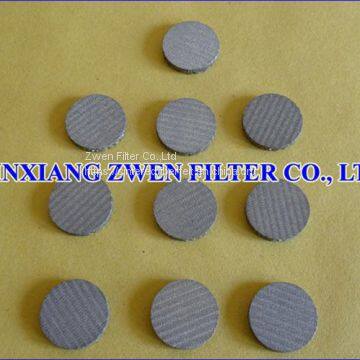 Stainless Steel Sintered Filter Disc