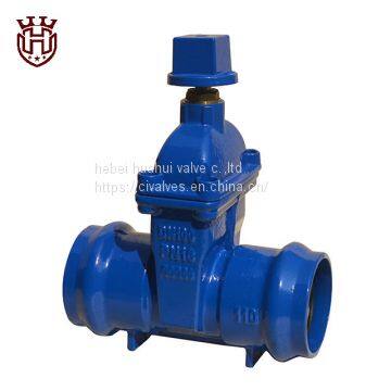 DIN3352 DN50-300 Socket End Resilient Seated Gate Vavle photo-2