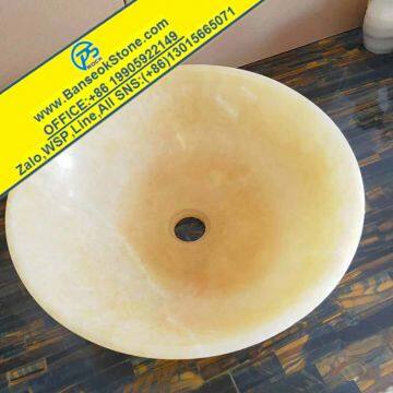 White Stone Basin Grey Marble photo-2
