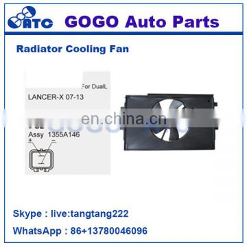 12v DC CAR Radiator A/C Cooling Fan Motor for LANCER-X 07-13 OEM 1355A146