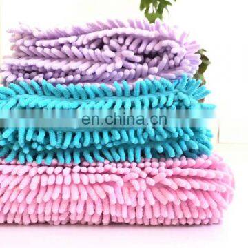 Thickened High Absorption Pets Towel Pets Quick-dry Chenille Towel Cats and Dogs Bath Towel Cleaning Supplies