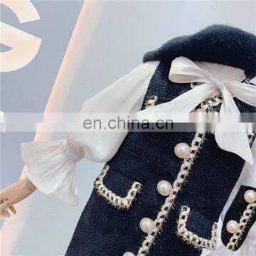 2020 Winter Children's Girls Fashion Black Coat photo-3