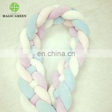100% Polyester Tube Hollowfiber Filled Machine Washable Super Soft Giant Chunky Minky Hand Knit 3D Knot Cushion Pillow Baby Crib photo-5