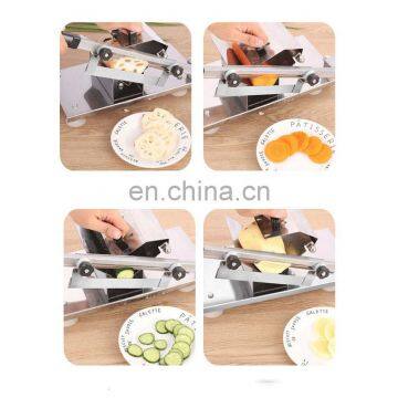 Meat Rolls and Meat Slices Maker Machine /stainless Steel Frozen Beef Slicing Machine/ Pastry Cucumber Carrot Slices Cutter photo-3
