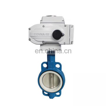 Hebei Electric Actuator Butterfly Valve DN50 2 inch cast iron wafer type Butterfly Valve