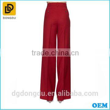 Fashion Casual Design Custom Wholesale Cheap Lady Loose Trousers photo-3