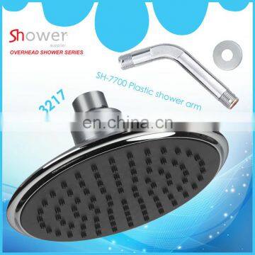 Ningbo ABS chrome plated 6 inch abs material ceiling high flow shower head