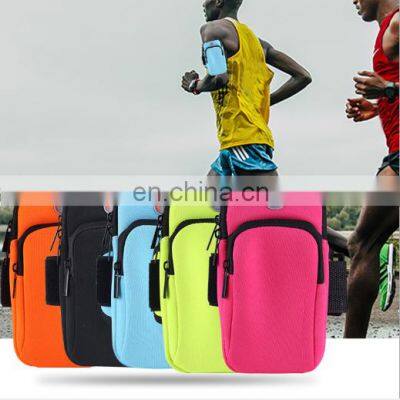 Customized Neoprene Mobile Phone Arm Bag for Sport