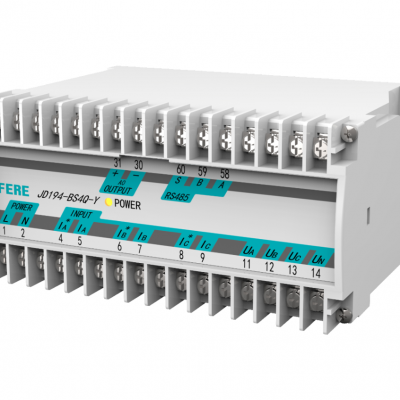 JD194-BS4P-Y three-phase four-wire AC active power transducer with analog output