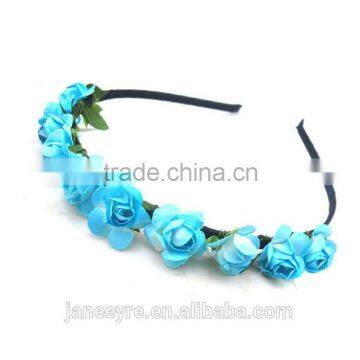 Decorative Fashion Flower Head Wreath Hawaiian Wholesale