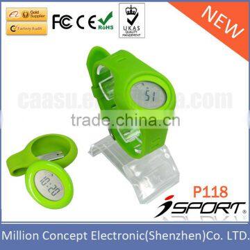 Bluetooth High Tech Three Dimension Silicone Bracelet With Pedometer photo-3