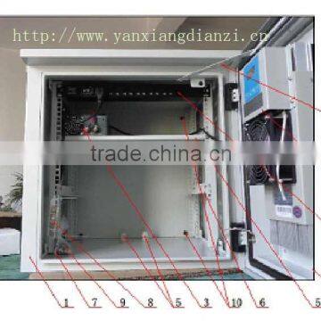 Telecom Outdoor Enclosure With Battery Shelf/SK-76105/battery Rack Cabinet With Air Conditioner Cooler Supplier's Choice photo-3