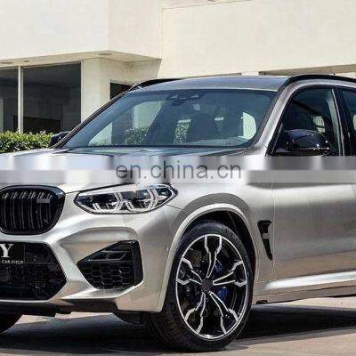 CLY Body Kits For BMW X3 G01 G08 Refit X3M Front Car Bumper Car Grille Diffuser Rear Lip Exhaust Pipe SS Tips photo-5