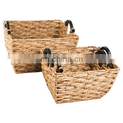 High Quality Water Hyacinth Basket Home decor/Water Hyacinth by Handmade from Vietnam