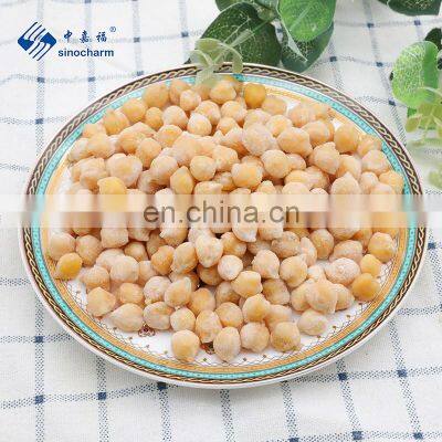 Sinocharm 9-13mm 10kg IQF Chickpeas Good Prices Frozen Chick peas from China