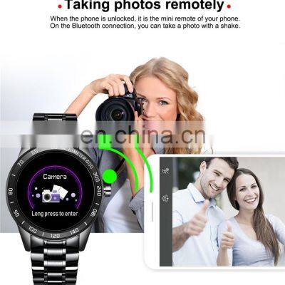 Lige BW0122 роскошные умные часы с функцией отслеживания пульса и напоминаниями, водонепроницаемые по стандарту IP67, новый смартфон-часы photo-4