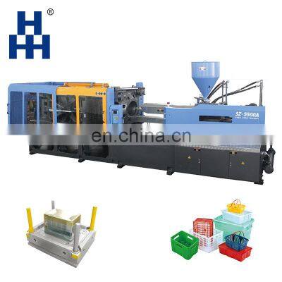 automatic plastic turnover box  crate  making injection molding  machine price